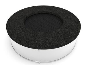 Trampolína do zeme TRA-K145-DZ - čierna