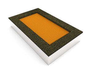 Trampolína do zeme TRA-O270-OZ - oranžová