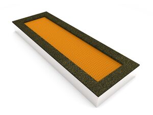 Trampolína do zeme TRA-O470-OZ - oranžová