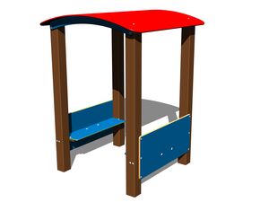 Vagónek VA112KW - hnedá